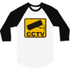 as seen on cctv chav rude,funny,cool,modern,fun 3/4 Sleeve Shirt