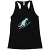 ask me about dinosaurs Racerback Tank