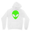 uomo alieno ufo stampa verde fluo divertente mitiche Unisex Hoodie