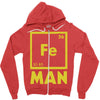 chemical element for iron man Zipper Hoodie