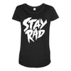 Stay Rad Maternity Scoop Neck T-shirt
