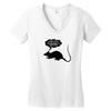 rat funny geek nerd scientific experiments are fun Women's V-Neck T-Shirt