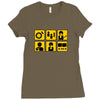 people on the bus Ladies Fitted T-Shirt