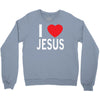 i love jesus Crewneck Sweatshirt