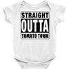 straight outta tomato town Baby Bodysuit