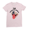 the frenchie world Ladies Fitted T-Shirt