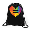 Lgbt Heart Drawstring Bags