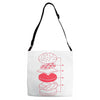 cheeseburger Adjustable Strap Totes