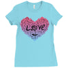 love (4) Ladies Fitted T-Shirt