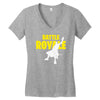 ride the rocket battle gaming Women's V-Neck T-Shirt