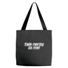 talk nerdy to me Tote Bags