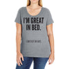 great in bed Ladies Curvy T-Shirt