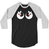 rude christmas pudding 3/4 Sleeve Shirt