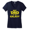 Best Dad in the Galaxy Women's V-Neck T-Shirt
