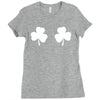 shamrock boobs Ladies Fitted T-Shirt