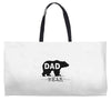 dad bear Weekender Totes