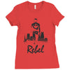 rebel   blackout Ladies Fitted T-Shirt