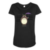 neighbor totoro Maternity Scoop Neck T-shirt