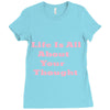 life is all Ladies Fitted T-Shirt
