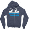 paddle faster i hear banjos Zipper Hoodie