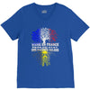 vivre en france des racines belges V-Neck Tee