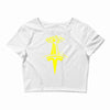 tees for the tesla museum! Crop Top