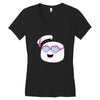 marshmallow love Women's V-Neck T-Shirt