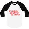 Red Sparrow 3/4 Sleeve Shirt