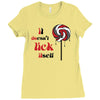 lick it Ladies Fitted T-Shirt
