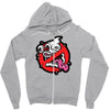 ghost blast Zipper Hoodie