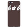 peace love rock funny iPhone 6 Plus/6S Plus Case