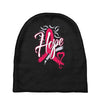 breast cancer awareness hope ribbon heart Baby Beanies