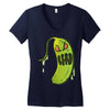 pickle monster Women's V-Neck T-Shirt