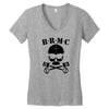 brmc skull Women's V-Neck T-Shirt