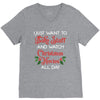 i just want to bake stuff and watch christmas movies all day V-Neck Tee