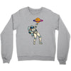 astronaut basketball planet Crewneck Sweatshirt