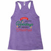 we wish you happy holidays &amp; merry christmas Racerback Tank