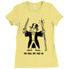 you shall not pass go Ladies Fitted T-Shirt
