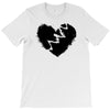 broken heart xxx black T-Shirt