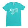 scary type Ladies Fitted T-Shirt