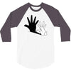 rabbit hand shadow 3/4 Sleeve Shirt