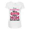 running mom Maternity Scoop Neck T-shirt