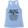 I Love You Aunt Racerback Tank