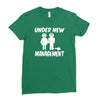 under new management stag night wedding mens Ladies Fitted T-Shirt