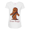 hug a wookiee Maternity Scoop Neck T-shirt