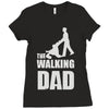fathers day gift   the walking dad Ladies Fitted T-Shirt