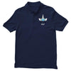 birthday unicorn family series dad Men's Polo Shirt
