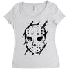 jason voorhees mask 2 Women's Triblend Scoop T-shirt