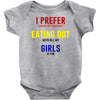 i prefer eating out girls Baby Onesie
