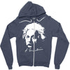 albert einstein Zipper Hoodie